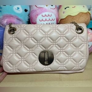 Kate spade light pink quilted shoulder bag